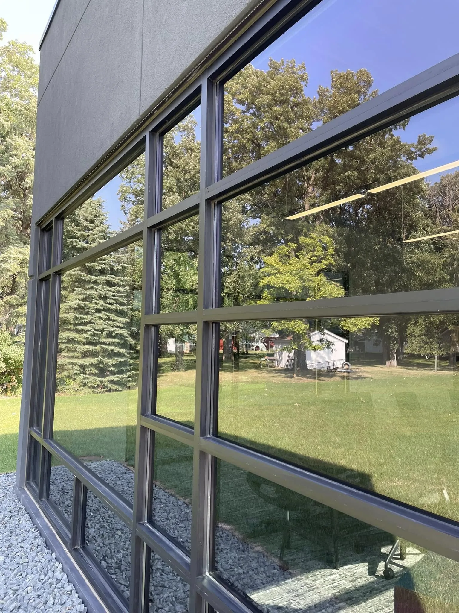 Large commercial window cleaning job