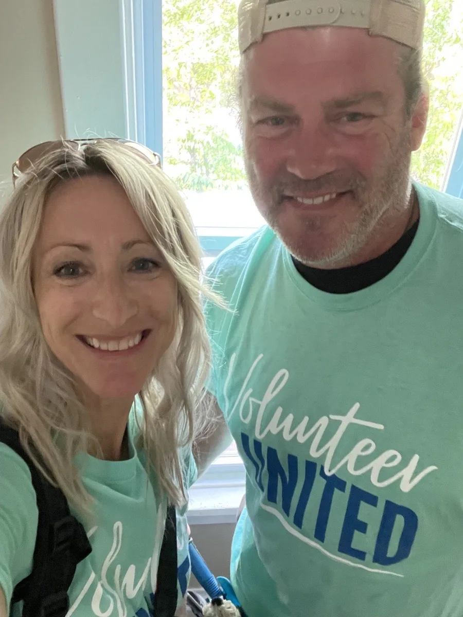 Matt and Carolyn Bertsch, owners of Four Seasons Cleaning, smiling together